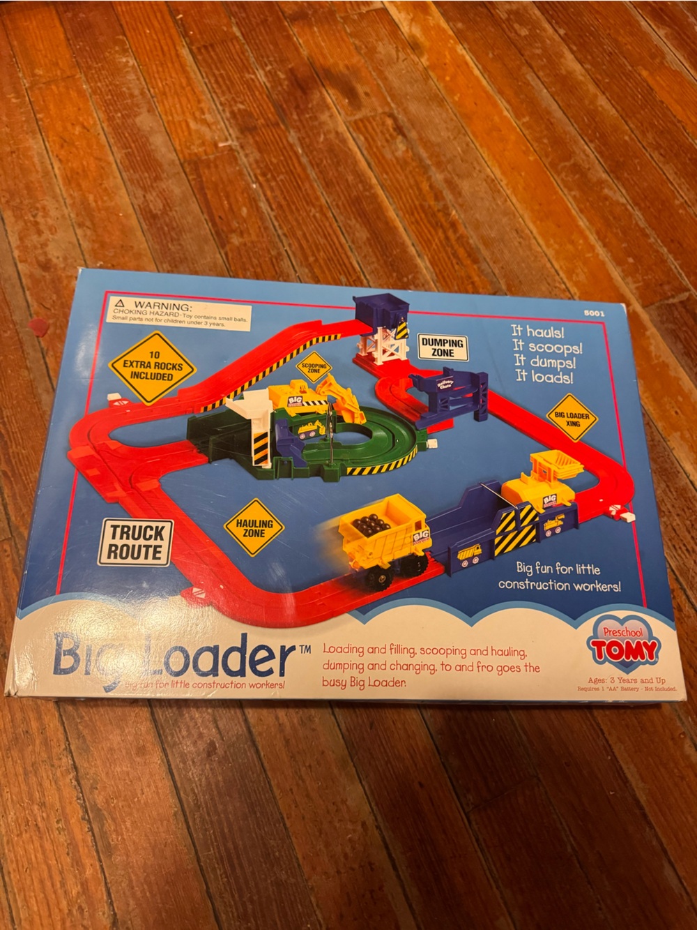 Tomy Preschool Big Loader Kids Construction Playset - Red/Blue/Yellow